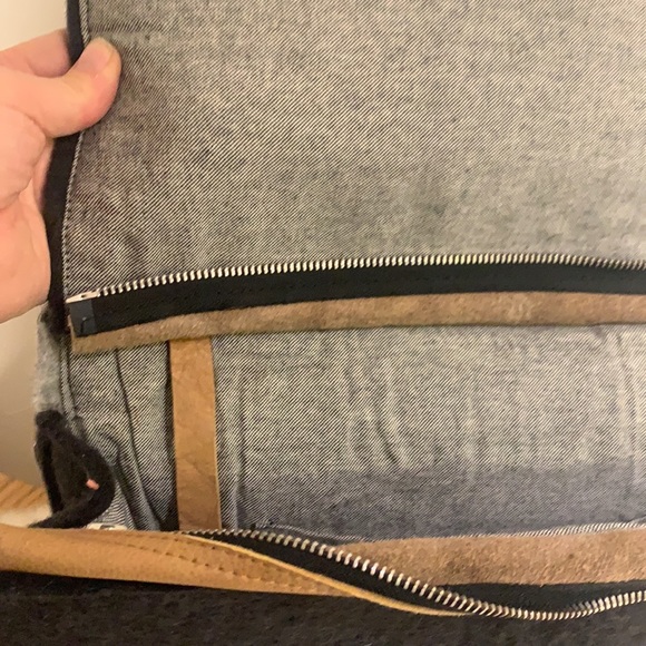 Felt & Leather Convertible Bag - Picture 3 of 7